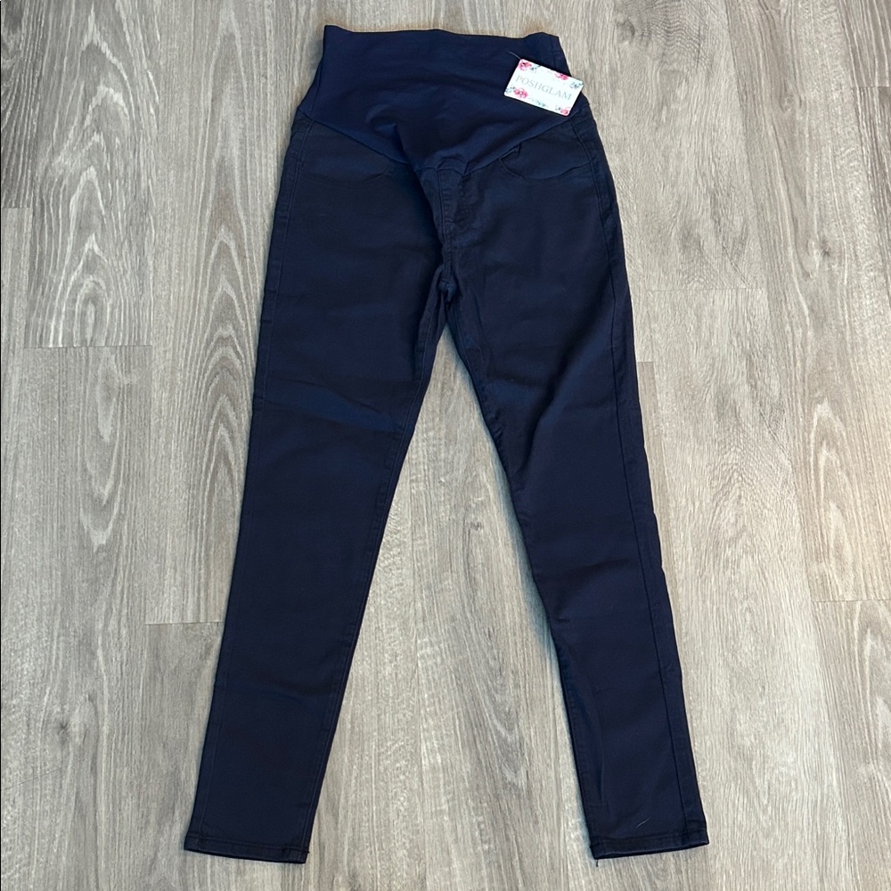 NWT : maternity navy pants